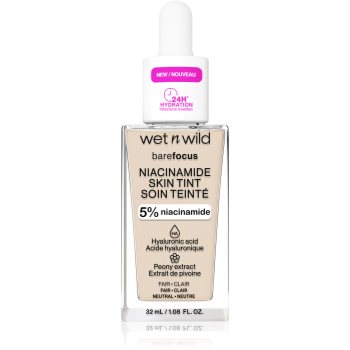 Wet n Wild BareFocus Niacinamide Skin Tint machiaj ușor de hidratare - imagine 2